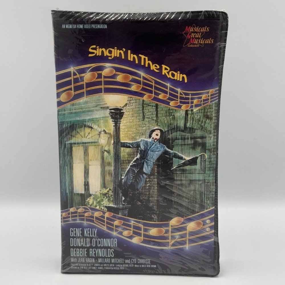 SINGING IN‎ THE RAIN - VHS Video Gene Kelly-Debbie Reynolds-NEW Sealed 1979
